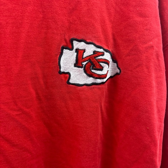 Vintage 90s Kansas City Chiefs Starter Long Sleeve Shirt Sz XXL NFL Football - Picture 13 of 16